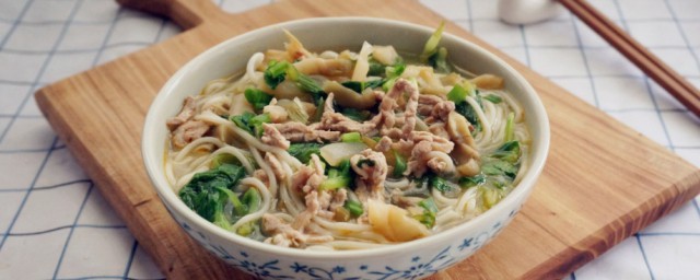 榨菜肉絲面做法 榨菜肉絲面怎麼做