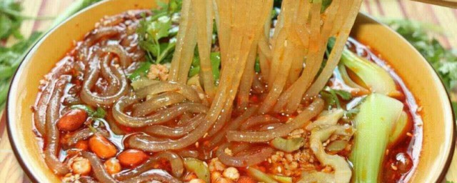 自制酸辣粉的傢常做法 操作步驟