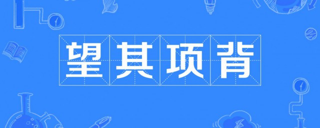 望其項背是什麼意思啊 望其項背成語解釋及出處介紹