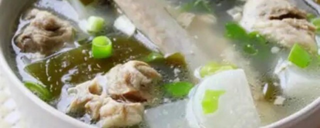 蘿卜海帶排骨湯 蘿卜海帶排骨湯做法