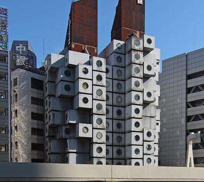 中銀膠囊塔 Nakagin Capsule Tower 