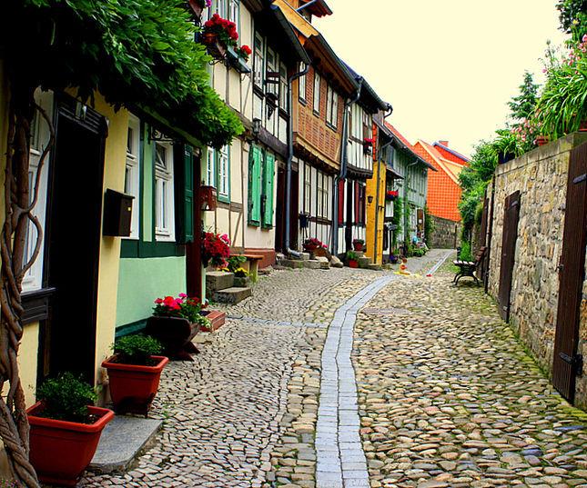 奎德林堡神學院城堡和古城 Collegiate ChurchCastleand Old Town of Quedlinburg 