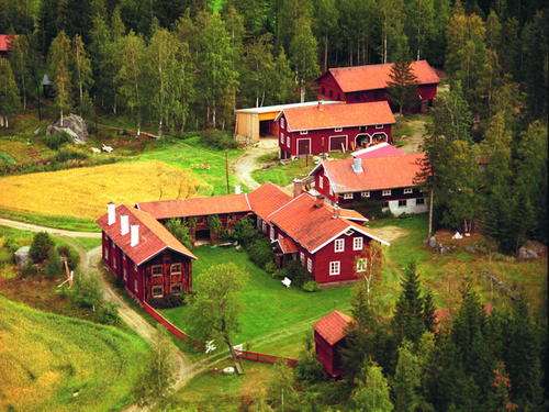 赫爾辛蘭帶裝飾的農舍 Decorated Farmhouses of Hlsingland 