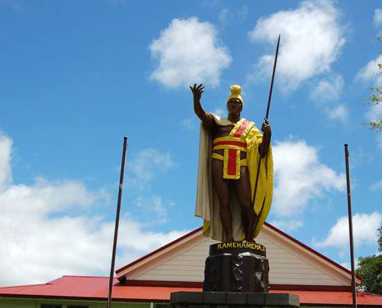 第一座卡美哈美哈一世國王雕像 The First Kamehameha I Statue 