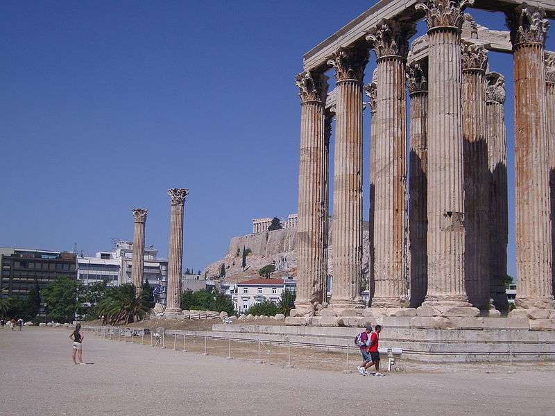 奧林匹亞宙斯神廟雅典 Temple of Olympian Zeus Athens 