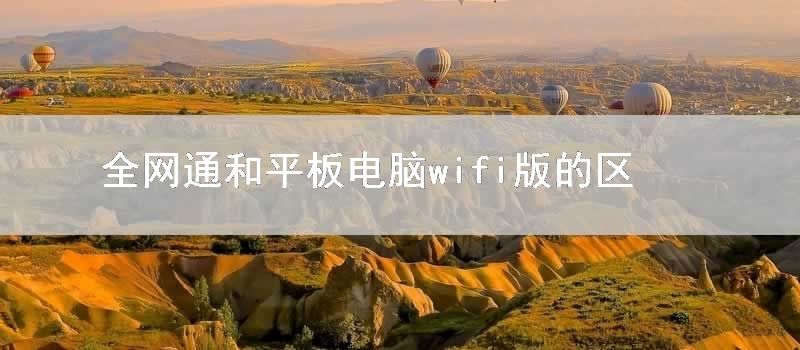 全网通和平板电脑wifi版的区别是什么