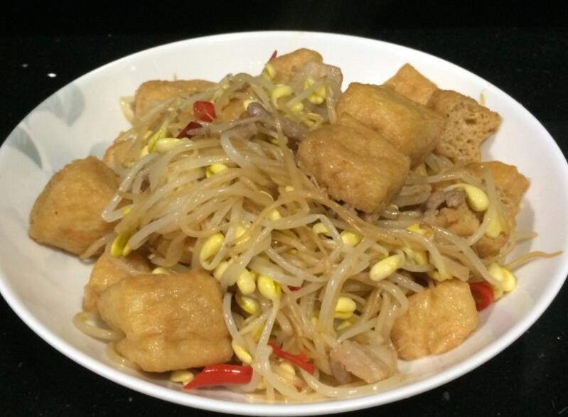 蔥燒油豆丁怎麼做