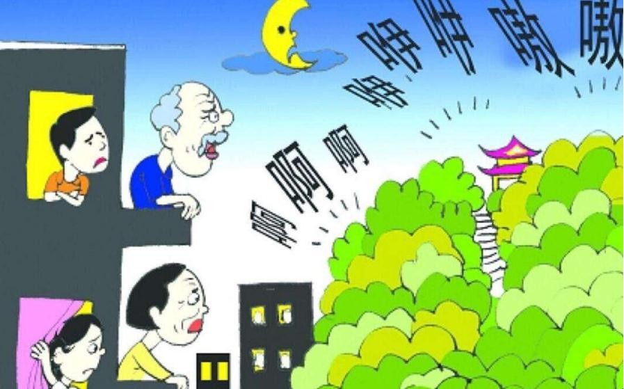 小區裡多大聲音算擾民