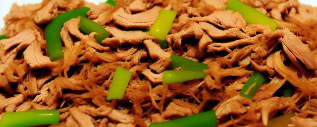 青椒炒肉丝的家常做法