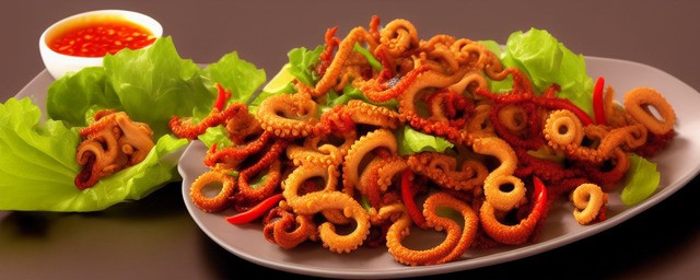 香辣爆炒八爪鱼的做法