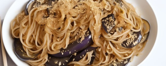 茄子面片的做法