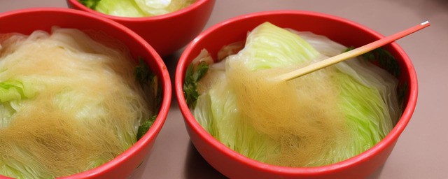 大白菜炖粉条的做法