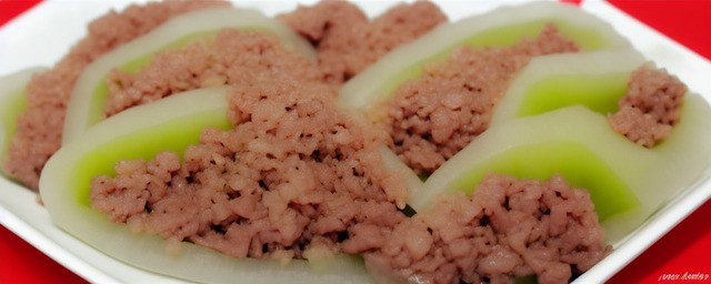 肉末冬瓜的做法