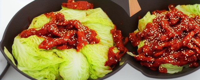 韩式辣白菜的做法