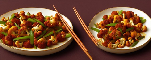 牛肉炒花菜的做法