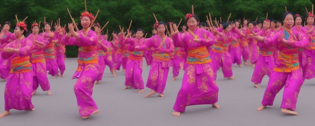 京族花棍舞的历史起源是什么