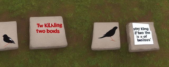 一箭双雕的故事