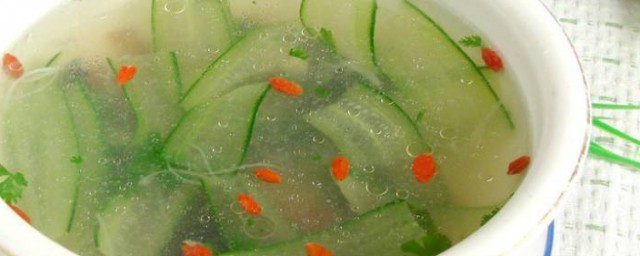 醬黃瓜怎麼做湯 做黃瓜湯的步驟