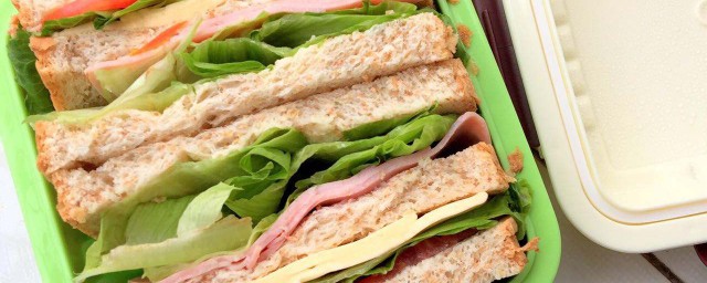 減肥料理制作方法 生菜三明治簡單做法