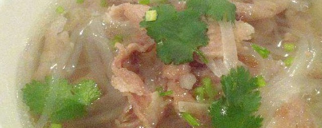 羊肉片蘿卜絲湯怎麼做 羊肉片蘿卜絲湯做的方法