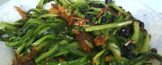 油麥菜怎麼炒好吃 豆豉鯪魚油麥菜的做法