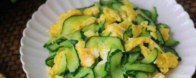 黃瓜怎麼炒好吃傢常菜 黃瓜炒雞蛋做法介紹