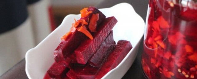 俄羅斯紅菜醃制方法 糖醋醃甜菜根的做法分享