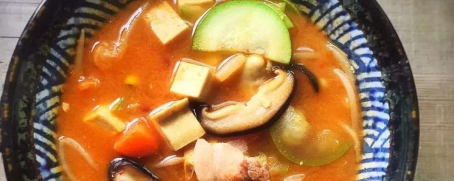 韓餐辣醬湯怎麼做 韓餐辣醬湯的做法步驟