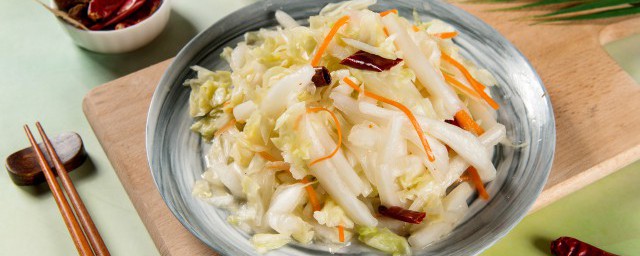 最簡單的醃白菜做法 醃白菜最簡單快手的方法