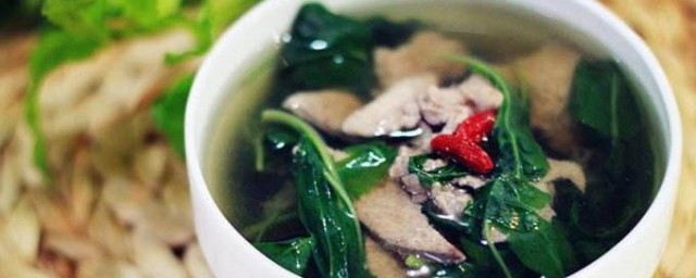 枸杞葉豬肝湯怎麼做 枸杞葉豬肝湯做法介紹