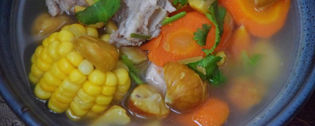 排骨玉米板栗湯 排骨玉米板栗湯做法
