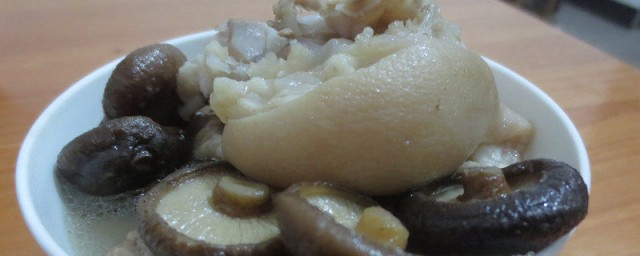 豬腳蘑菇湯怎麼做 豬腳蘑菇湯如何做