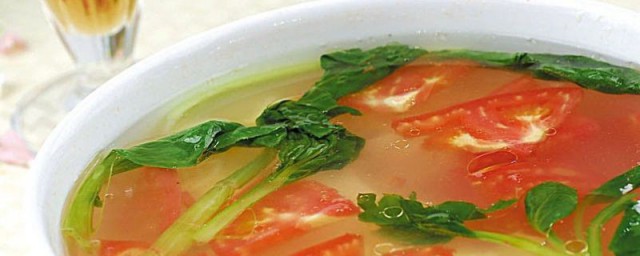 如何做西紅柿青菜湯 西紅柿青菜湯的做法