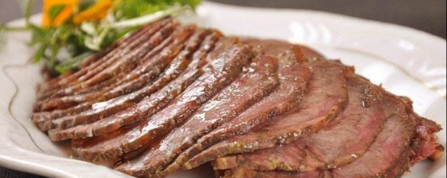 如何做冷盤切片牛肉 幹切牛肉的做法