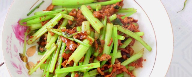 芹菜炒什麼好吃 芹菜的做法