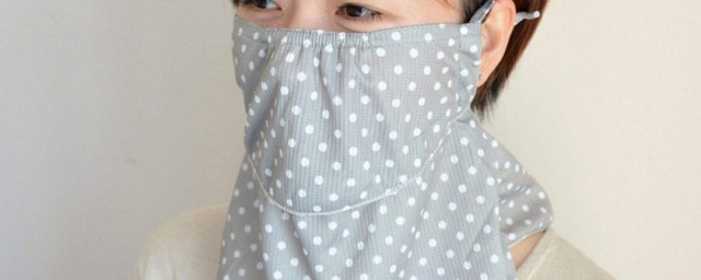 防曬口罩巾怎樣做 防曬口罩巾的制作方法