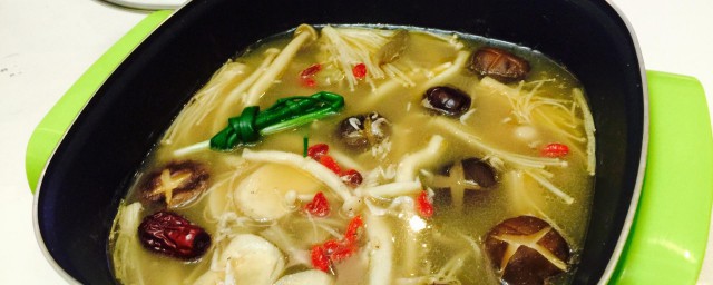 菌菇湯的傢常做法 怎樣做菌菇湯