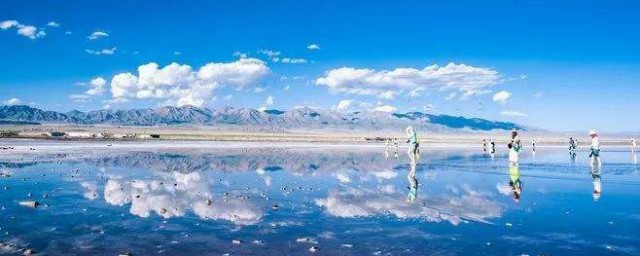 茶卡鹽湖天空之鏡美句 具體有哪些美句