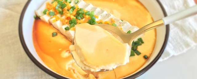雞蛋蒸豆腐的簡單做法 雞蛋蒸豆腐的簡單做法與步驟