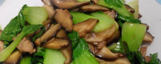 鮮菇炒油菜怎麼做 鮮菇炒油菜如何做
