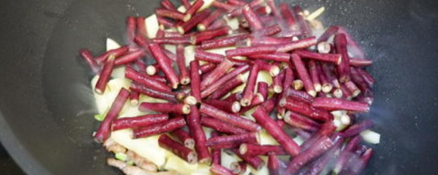 紫豆角怎麼做好吃 紫豆角做法介紹