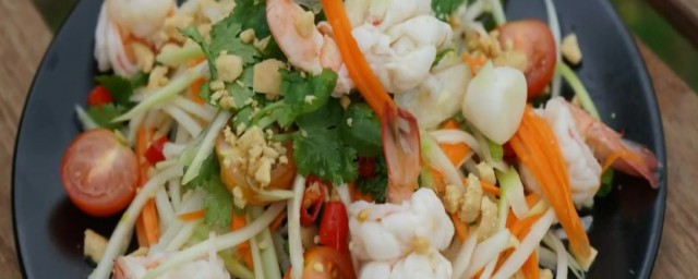 怎樣用蝦仁做蔬菜沙拉 蝦仁蔬菜沙拉的做法