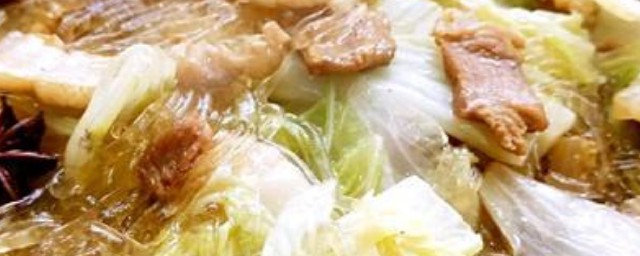 豬肉白菜燉粉條怎麼做 豬肉白菜燉粉的做法與步驟