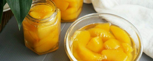 如何做黃桃罐頭 自制黃桃罐頭做法