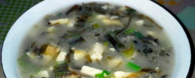 海苔豆腐湯怎樣做 海苔豆腐湯做法介紹