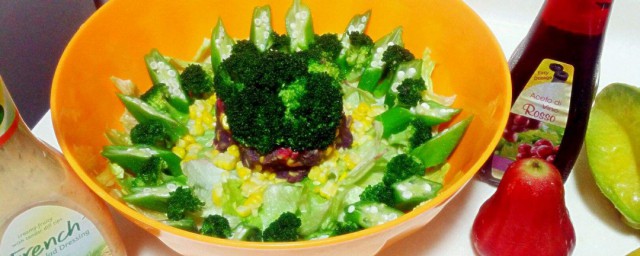 果汁蔬菜沙拉如何做 果汁蔬菜沙拉的做法