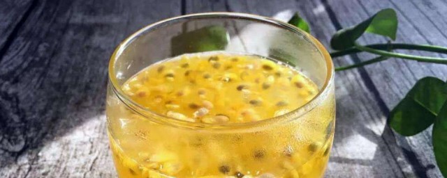 百香果蜂蜜水 百香果蜂蜜水的做法