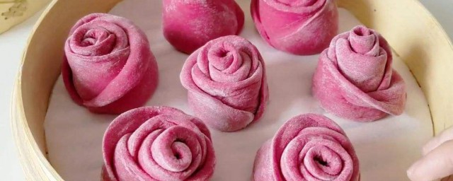 如何做簡單美麗的玫瑰花饅頭 這樣做好看又好吃