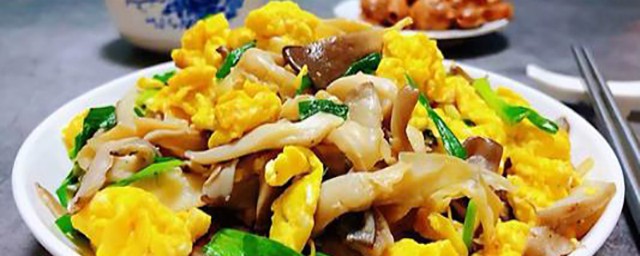 平菇炒什麼好吃又簡單的做法 平菇炒蛋的做法