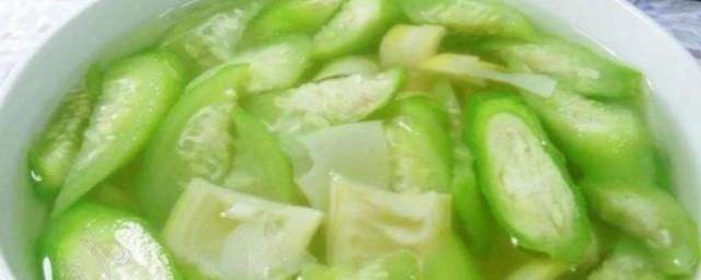絲瓜湯怎麼做最下奶 做絲瓜湯的步驟